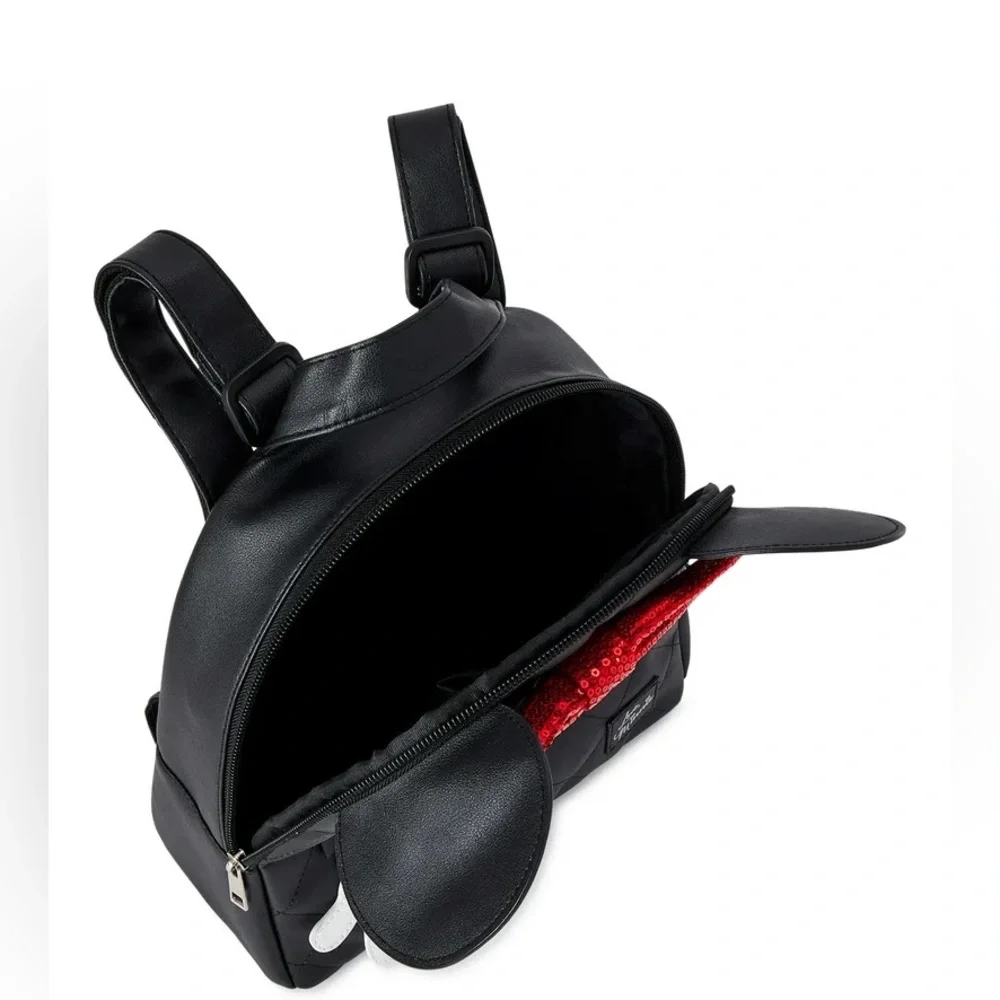 Minnie Mouse quilted sequin mini back pack - Picture 2 of 11